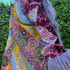 Disco Lemonade Lux X Disco: Violent Violet Hip Length Coat - Size M