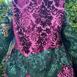 Disco Lemonade Lux X Disco: Royal Mystique Hip Length Coat - Size M OUTERWEAR