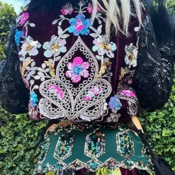 Disco Lemonade OUTERWEAR Lux X Disco: Empire Of Dragons Cropped Coat - Size S