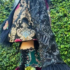 Disco Lemonade OUTERWEAR Lux X Disco: Empire Of Dragons Cropped Coat - Size S