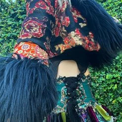 Disco Lemonade Lux X Disco: Cherry Eyez Cropped Coat - Size XS