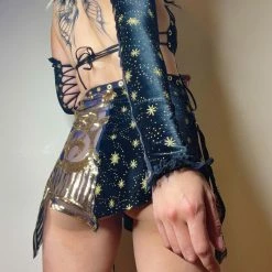 Disco Lemonade DISCO DRESSES Lux X Disco: Golden Moon Disco Dress - Size S/M