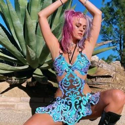 Disco Lemonade DISCO DRESSES Blue Haze