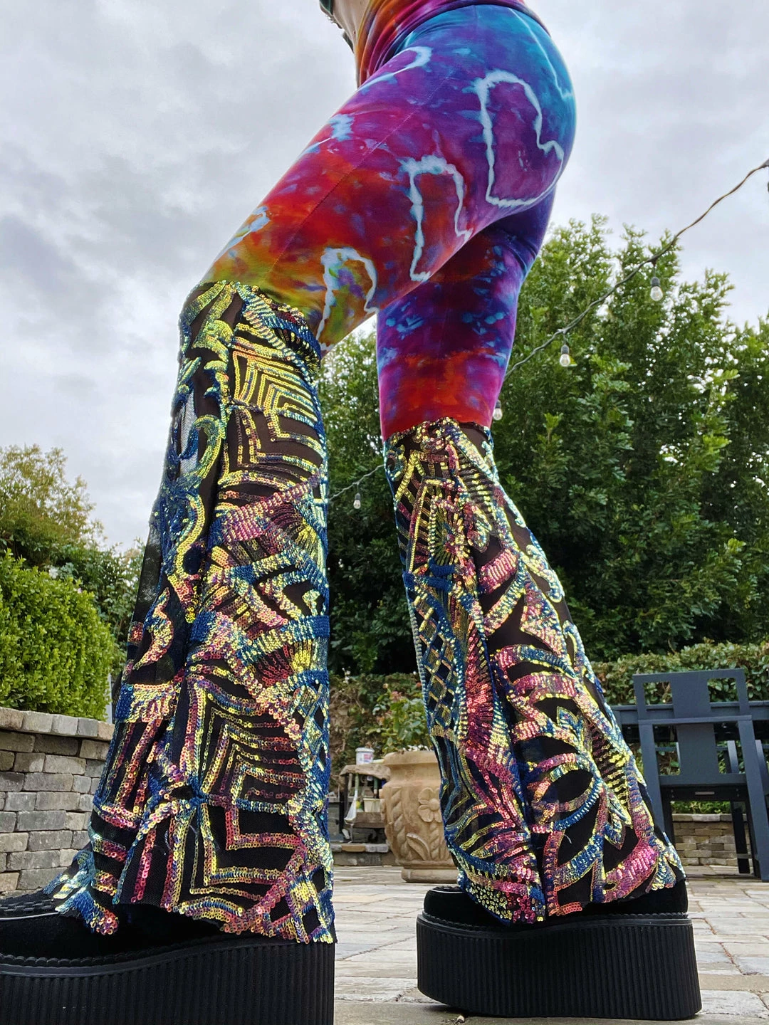 Disco Lemonade BOTTOMS Scarlet Begonias | Size X-Small 1 Disco Lemonade BOTTOMS Scarlet Begonias | Size X-Small