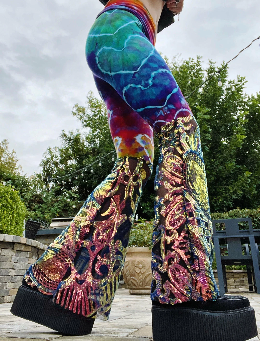 Disco Lemonade BOTTOMS Scarlet Begonias | Size X-Small 3 Disco Lemonade BOTTOMS Scarlet Begonias | Size X-Small