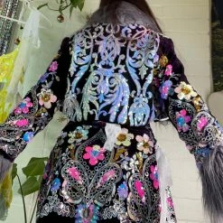 Disco Lemonade Lux X Disco: Fairy Boba Cropped Coat - Size Medium OUTERWEAR