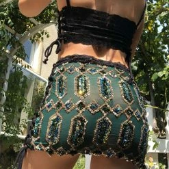 Disco Lemonade JUST IN Emerald Goddess Skirt