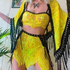 Disco Lemonade Fairy Disco Skirt - Black Detailing - More Colorz! JUST IN