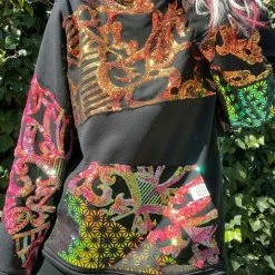 Disco Lemonade SHOP FAIRY ARMOR The Elephant Tribe X Disco: Fire Dancer Hoodie - Large
