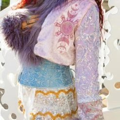 Disco Lemonade Lux X Disco: Aurora Moon Cropped Coat - Size X-Small