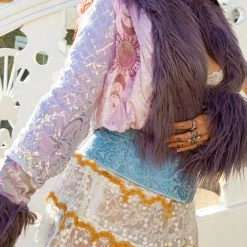 Disco Lemonade Lux X Disco: Aurora Moon Cropped Coat - Size X-Small