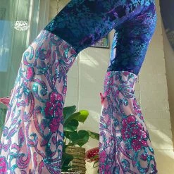 Disco Lemonade ONE OF A KIND Lux X Disco: Aquarius Bell Bottoms | Size Small