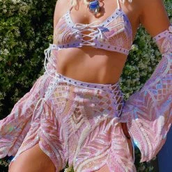 Disco Lemonade Fairy Disco Skirt - White Detailing - More Colorz! JUST IN