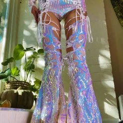 Disco Lemonade ONE OF A KIND Psychedelic Saloon Disco Chaps