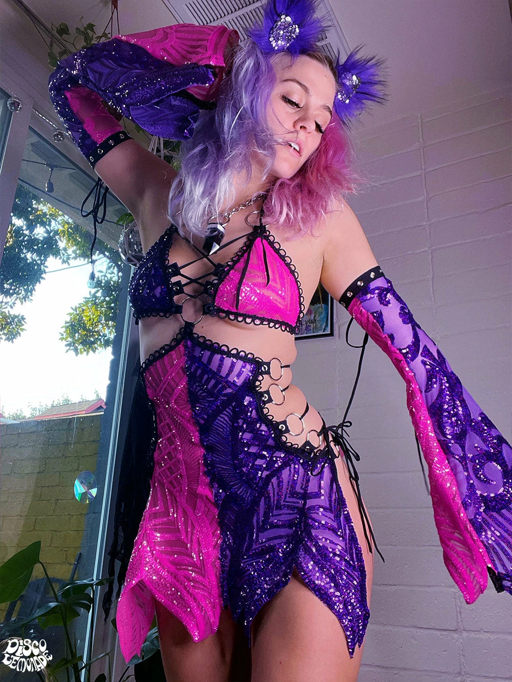 Disco Lemonade Cheshire Kitty Kat - Medium DISCO DRESSES 1 Disco Lemonade Cheshire Kitty Kat - Medium DISCO DRESSES