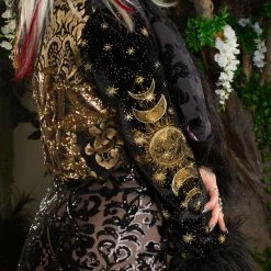 Disco Lemonade Lux X Disco: The Dark Mark Cropped Coat - Size Medium OUTERWEAR