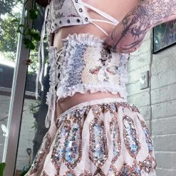 Disco Lemonade Lux X Disco: Duchess Of Eden Underbust Set ONE OF A KIND