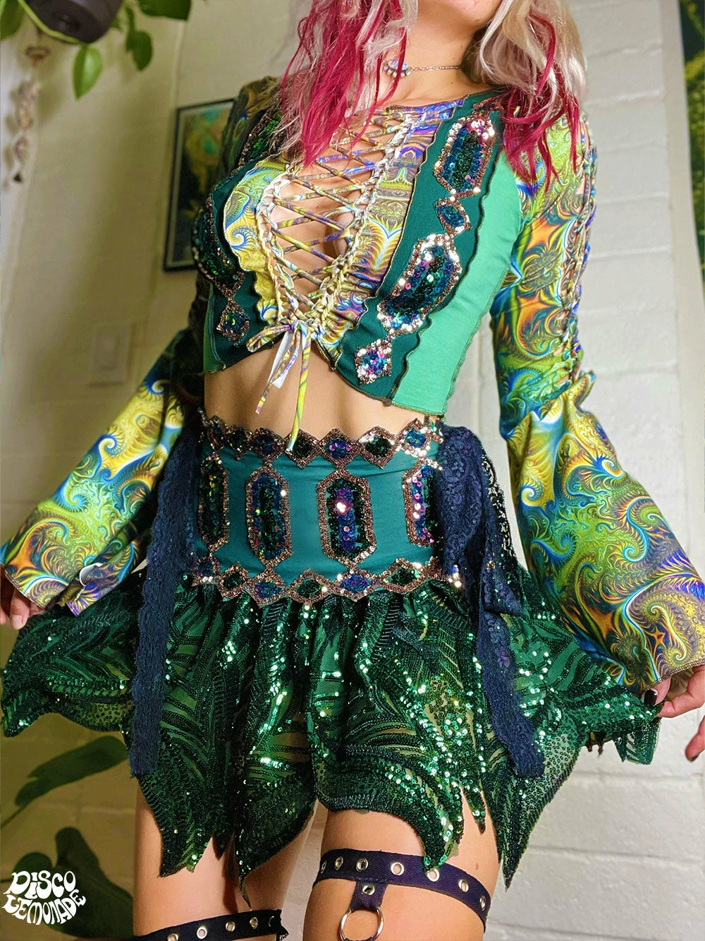 Disco Lemonade Earth Fractal Faerie ONE OF A KIND 2 Disco Lemonade Earth Fractal Faerie ONE OF A KIND