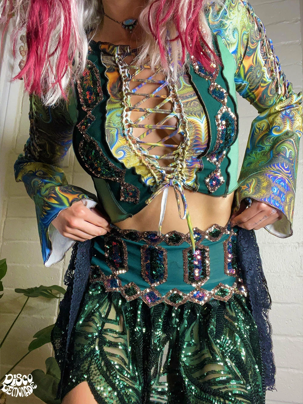 Disco Lemonade Earth Fractal Faerie ONE OF A KIND 4 Disco Lemonade Earth Fractal Faerie ONE OF A KIND