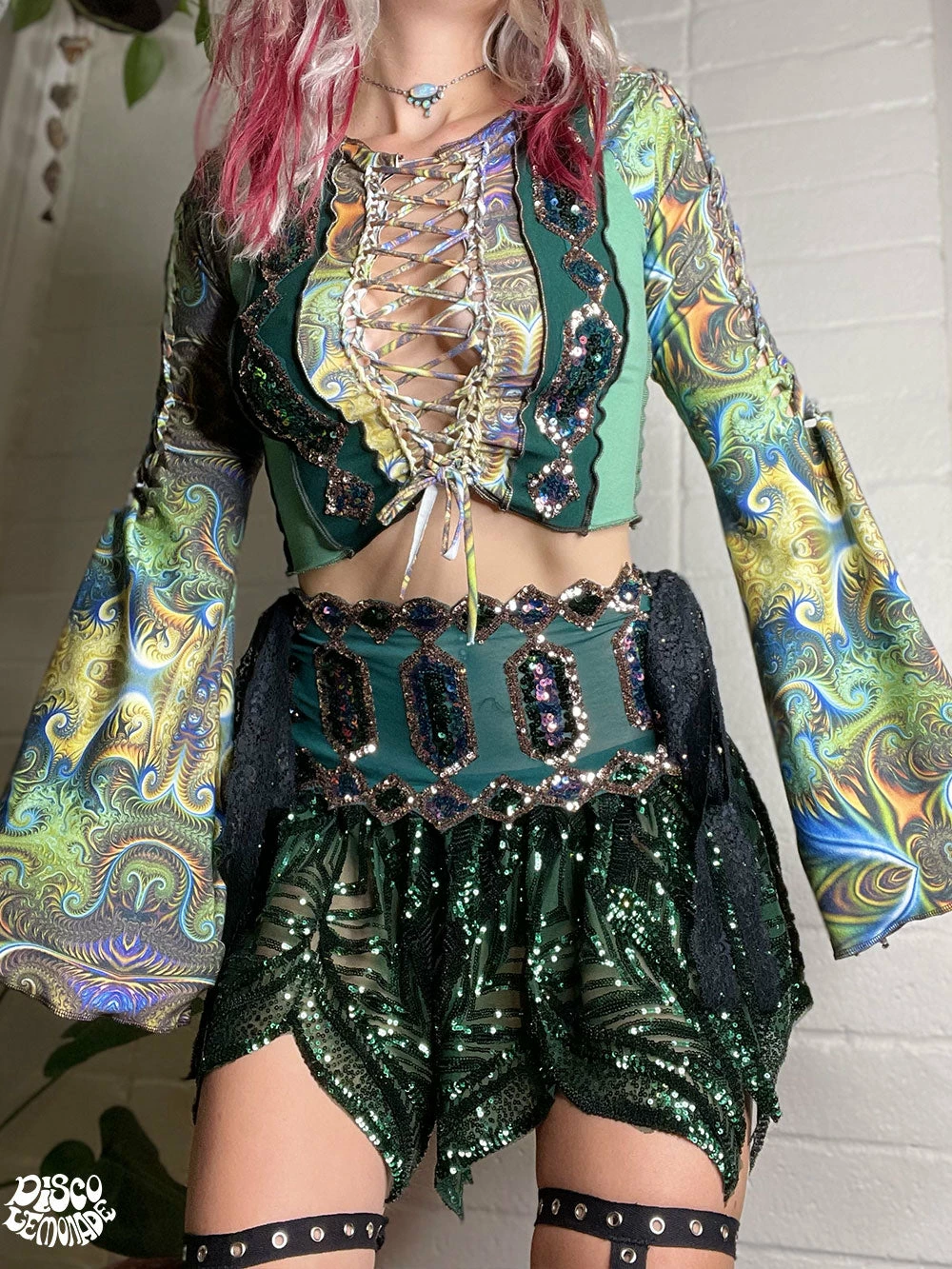 Disco Lemonade Earth Fractal Faerie ONE OF A KIND 6 Disco Lemonade Earth Fractal Faerie ONE OF A KIND