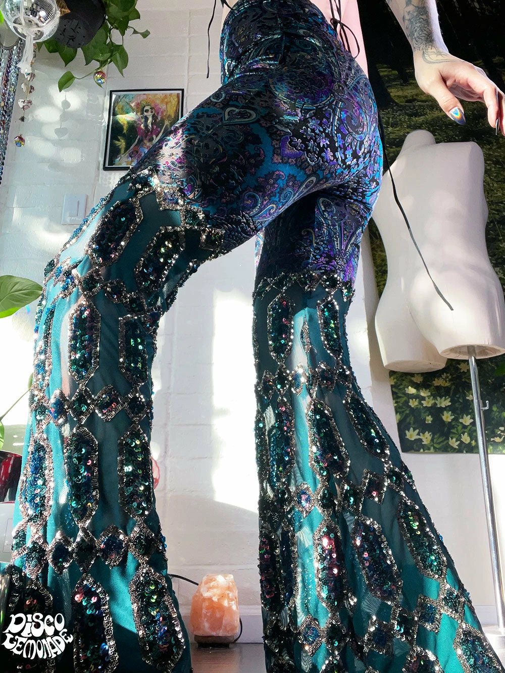 Disco Lemonade Lux X Disco: Paisley Emerald Bells 4 Disco Lemonade Lux X Disco: Paisley Emerald Bells