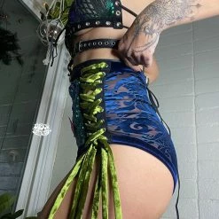 Disco Lemonade Lux X Disco: Virgo Shorts - Size Medium