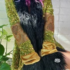 Disco Lemonade Lux X Disco: Fungi Coat - Size Medium OUTERWEAR