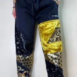 Disco Lemonade The Elephant Tribe X Disco: Gold Rush Joggers - Size XL
