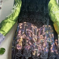 Disco Lemonade OUTERWEAR Lux X Disco: Crystal Drip Coat - Size Medium