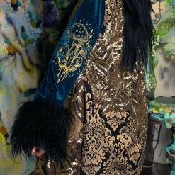 Disco Lemonade Lux X Disco: Guilded Coat - Size Large