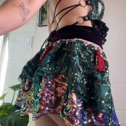 Disco Lemonade ONE OF A KIND Lux X Disco: Huckleberry Bustle Set