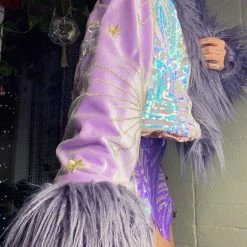 Disco Lemonade Lux X Disco: Aura Disco Muse Cropped Coat - Size XXL OUTERWEAR