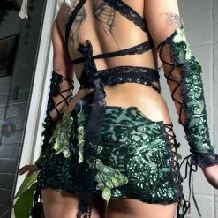 Disco Lemonade Poison Ivy - Size XS/S DISCO DRESSES