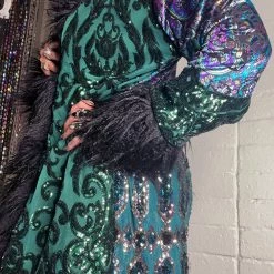 Disco Lemonade OUTERWEAR Lux X Disco: Porcelain Coat - Size Large