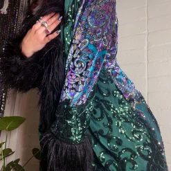 Disco Lemonade OUTERWEAR Lux X Disco: Porcelain Coat - Size Large