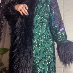 Disco Lemonade OUTERWEAR Lux X Disco: Porcelain Coat - Size Large