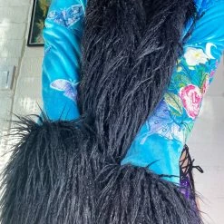 Disco Lemonade Lux X Disco: Mariposa Cropped Coat - Size Small OUTERWEAR