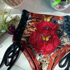 Disco Lemonade Lux X Disco: Sunburst Shorts - Size XXL