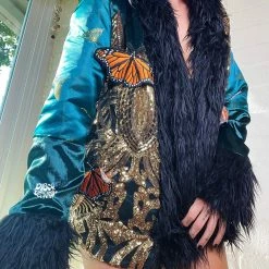 Disco Lemonade Lux X Disco: Monarch Coat - Size Small OUTERWEAR