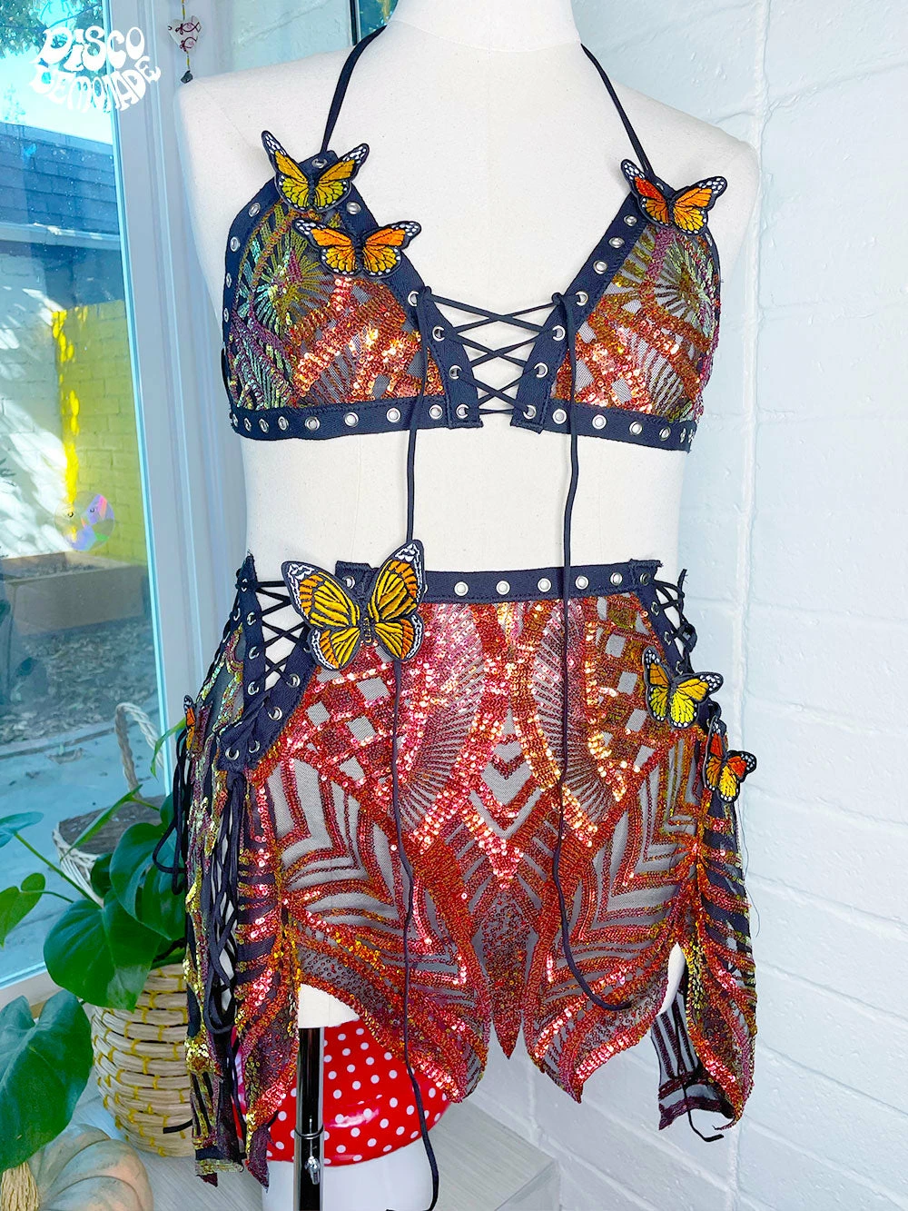 Disco Lemonade Monarch Faerie Disco Set - Size XL 1 Disco Lemonade Monarch Faerie Disco Set - Size XL