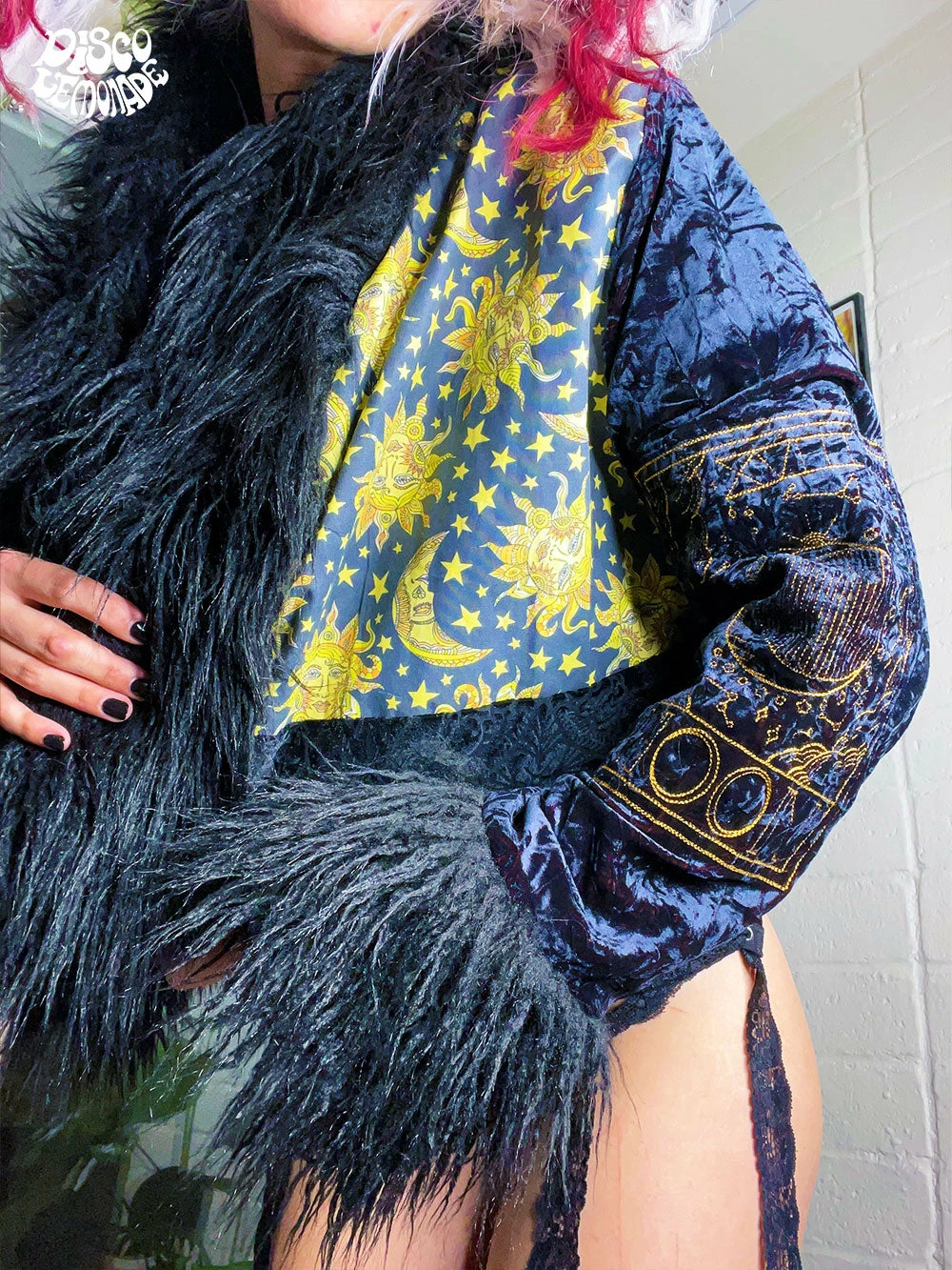 Disco Lemonade Lux X Disco: Witchy Woman Cropped Coat OUTERWEAR 1 Disco Lemonade Lux X Disco: Witchy Woman Cropped Coat OUTERWEAR