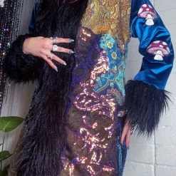 Disco Lemonade Lux X Disco: Rococo In Morocco Coat - Size Small OUTERWEAR