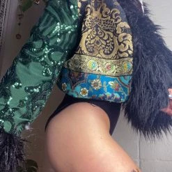 Disco Lemonade Lux X Disco: Nymph Cropped Coat - Size Small