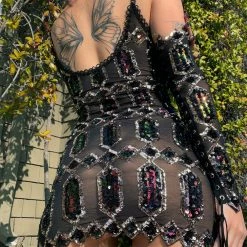 Disco Lemonade Obsidian Goddess DISCO DRESSES