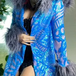 Disco Lemonade OUTERWEAR Lux X Disco: Lavender Jewelz Duster