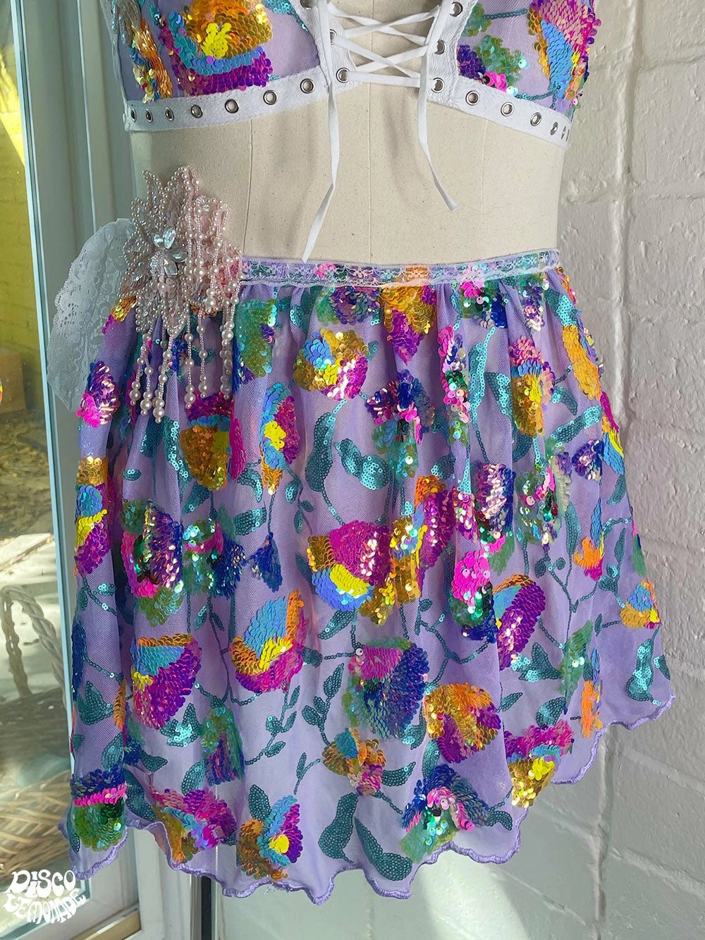 Disco Lemonade DISCO DRESSES Floral Faerie - Size XL 2 Disco Lemonade DISCO DRESSES Floral Faerie - Size XL