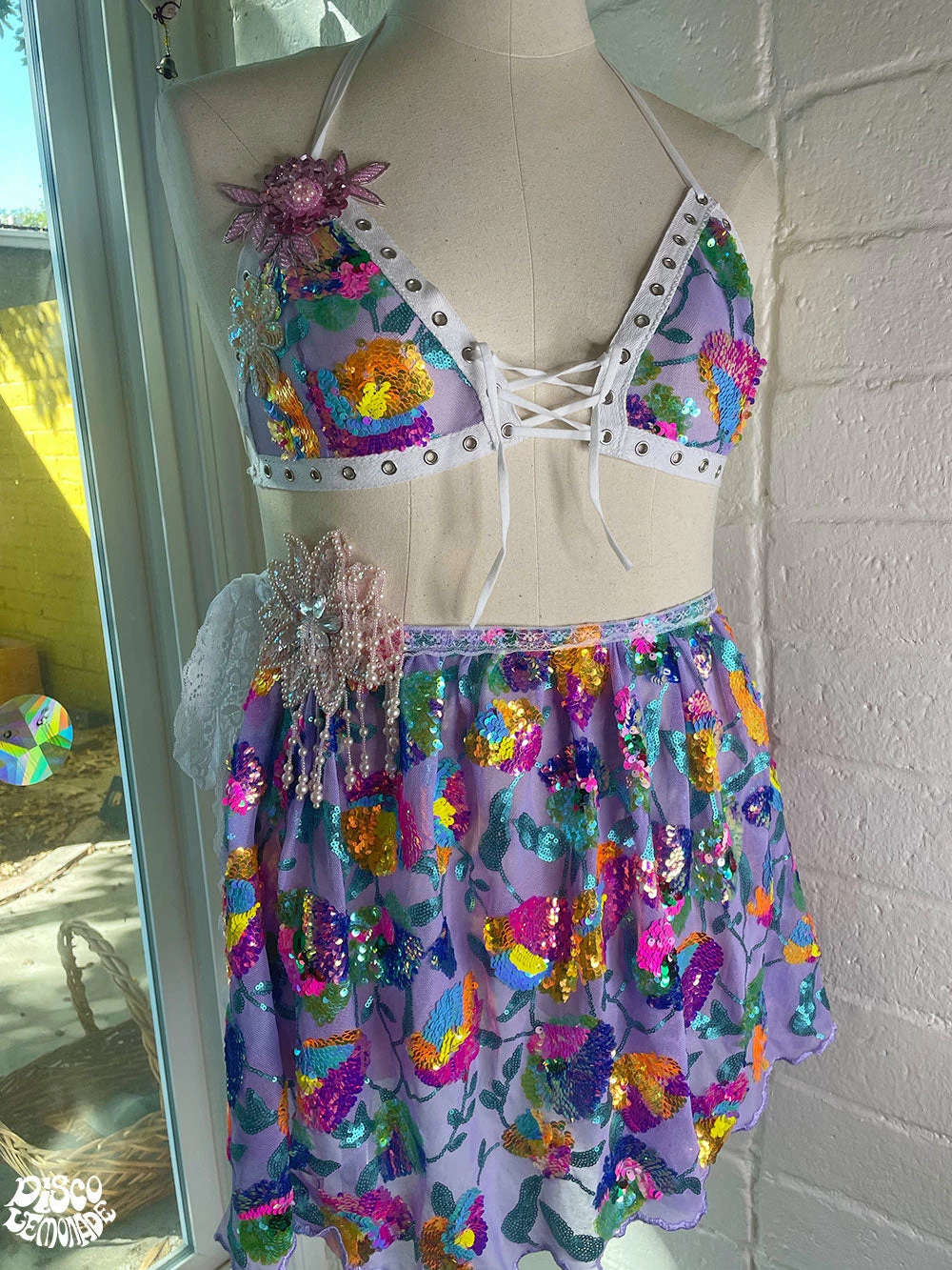 Disco Lemonade DISCO DRESSES Floral Faerie - Size XL 1 Disco Lemonade DISCO DRESSES Floral Faerie - Size XL