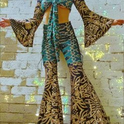 Disco Lemonade Queen Of Dragons Disco Bell Bottom BOTTOMS