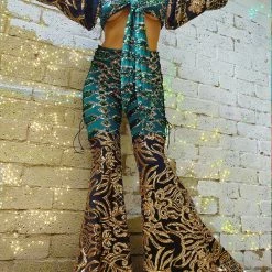 Disco Lemonade Queen Of Dragons Disco Bell Bottom BOTTOMS