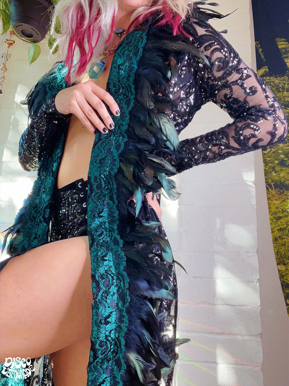 Disco Lemonade OUTERWEAR Lux X Disco: Raven Duster 2 Disco Lemonade OUTERWEAR Lux X Disco: Raven Duster